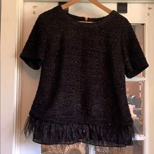 Anthro holiday top L